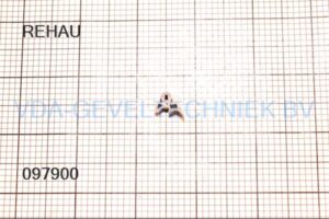 Rehau glasdichting rubber 553060-006 (prijs per meter