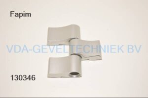 Fapim Loira + 3-delig scharnier 7043VA 86/20 Zilver/EV1