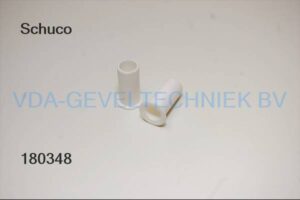 Schuco alu scharnierbussen wit