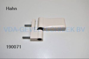 Dr. Hahn 2-delig scharnier KT-EV RAL9001 Opdek 15-20mm.