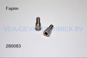 Fapim inbus schroefanker RVS kort met