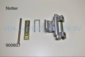 Notter universeel klemscharnier uitvoering C tbv Alcoa Kawneer.