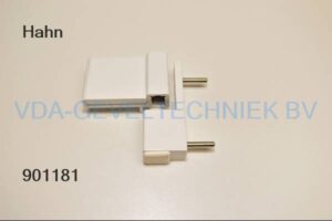 Dr. Hahn 2-delig scharnier RAL9016