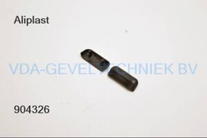 Aliplast waterkapje zwart L40 H15 -24 (prijs per stuk, minimale afname 10 stuks)
