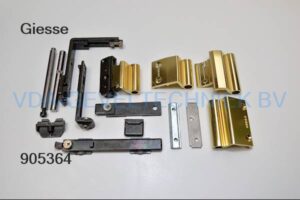 Giesse  Scharnier set Goud