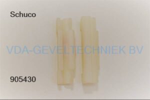 KS-halter F6,2-nute 203107 (wit plastic