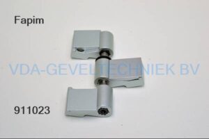 Fapim Loira + alu 3-delig scharnier  Zilver/EV1. 86/20 6167X 05-ARG