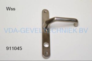 WSS MAY RVS geborsteld deurkruk langschild Binnen pc 94 Kaba Keso  (greep) (klink) (hendel)