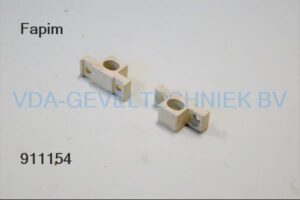 Fapim sluitplaat/kaderdeel t.b.v. knipslot Ral 9001